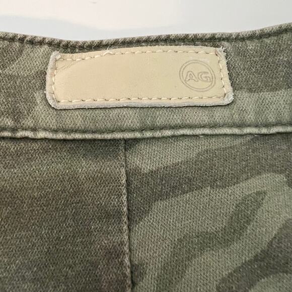 Adriano Goldschmied The Caden Womens Pants Size 31R Green Camo Cotton Lyocell - Picture 8 of 8